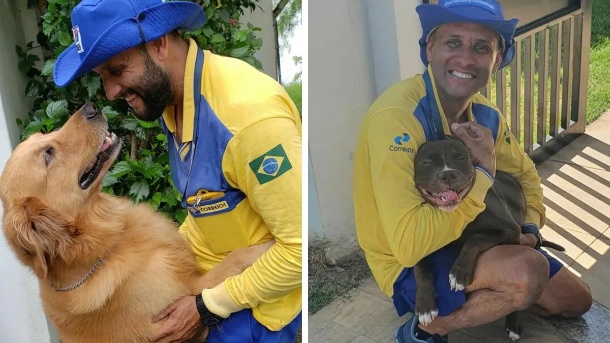 Animal-Friendly Postman: 44 Selfies This Man Took With Every Animal On His Mailing Route (New Pics)
