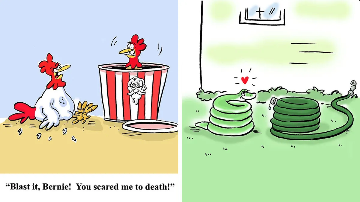 30 Playful One-Panel Comics By Jonathan Ray Hawkins To Add Humor To Your Day