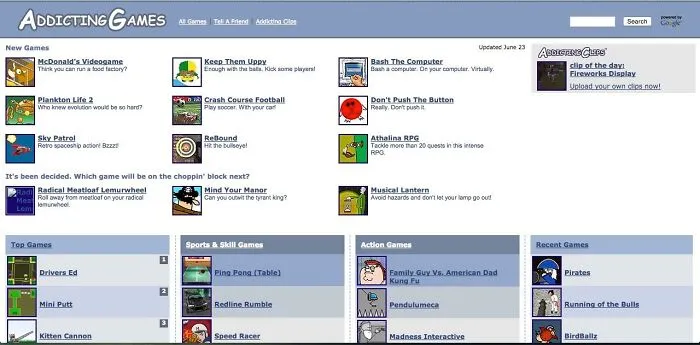 28 Notable Websites From The Dawn Of The Internet That Young People Surely Missed Out On