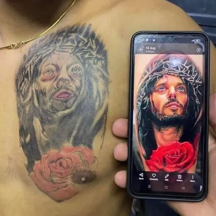 43 Tatuajes horribles para recordarnos que algunos errores son difíciles de borrar