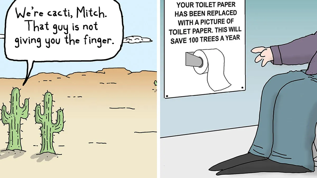 33 Comics With Unexpected Twists, By Dave Blazek