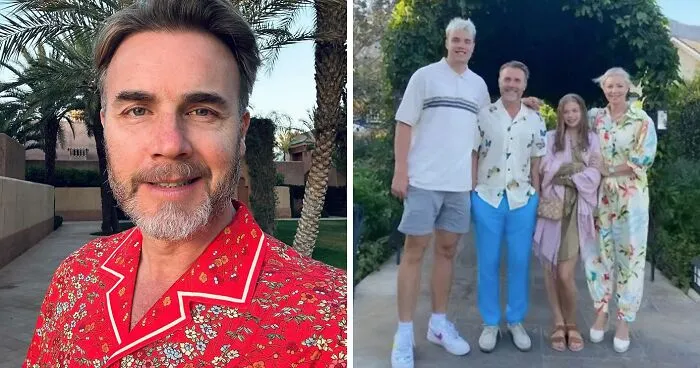 British Star Gary Barlow's Son Sparks Flood Of Hilarious Memes Over Towering Height