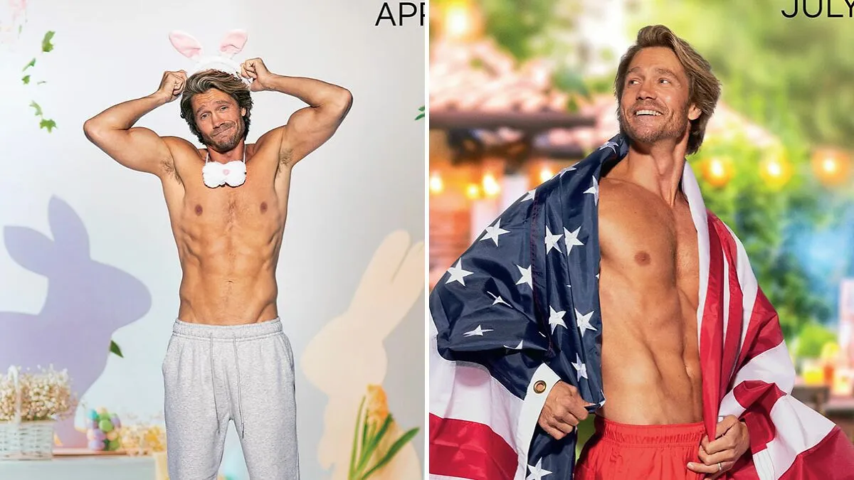 Chad Michael Murray Strips Down For Hot 2025 Calendar: "My Goodness, How Well Has He Aged"