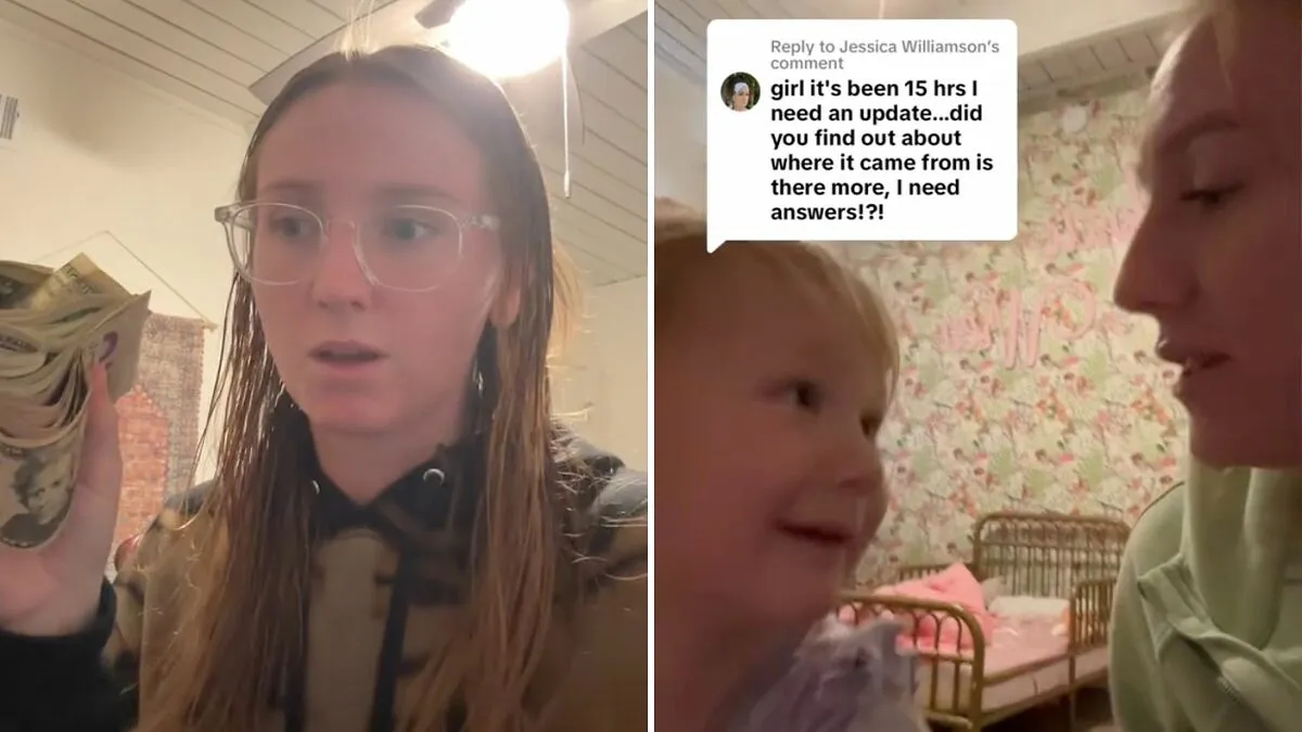 2-Year-Old Stuns Mom By Handing Her $243 In Cash—She Has No Idea Where It Came From