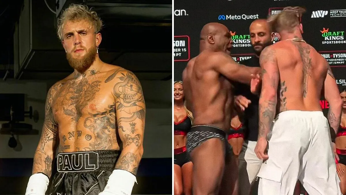 "Poor Jake": Fans Fear For Jake Paul After Mike Tyson Slaps Him Ahead Of Their Fight