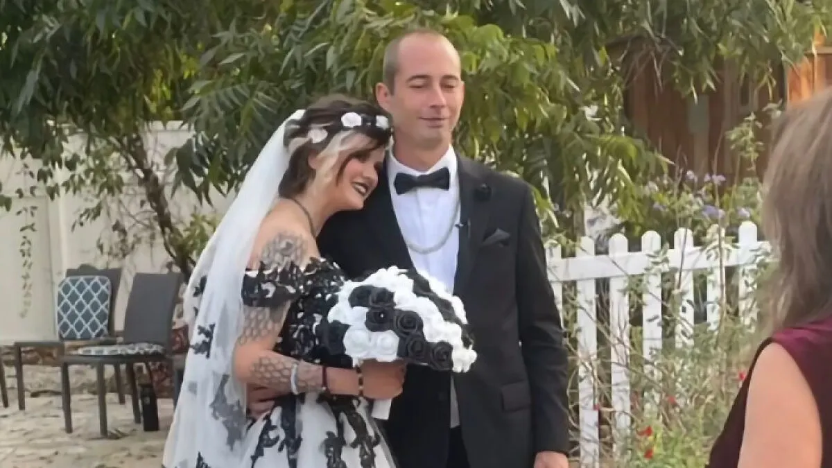 "Strangest Wedding I've Ever Seen": 'House Of Horrors' Survivor Ties The Knot In Gothic Style