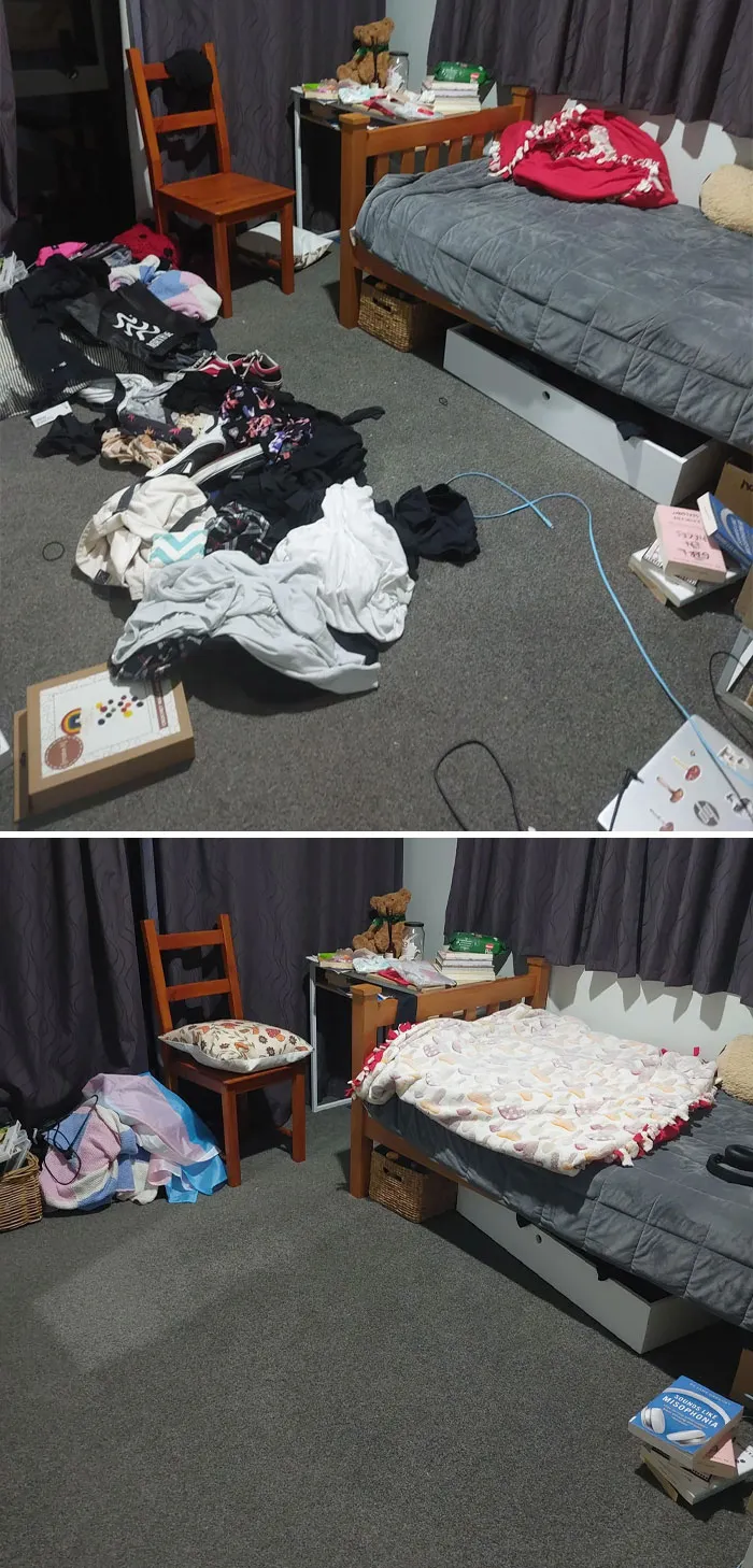 Cleaned Depression Room