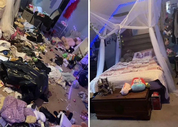 Cleaned My Depression Room After Living Like This For About A Year