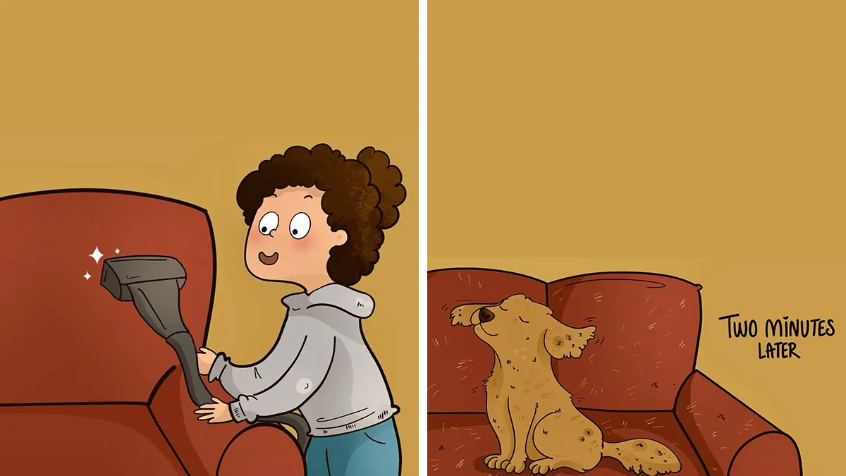 "Daily Furry Tales" Shares 30 New Comics Showing The Everyday Joys Of Living With Dogs