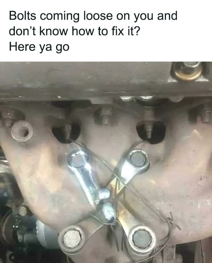 Them Bolts Ain’t Going Anywhere Any Time Soon