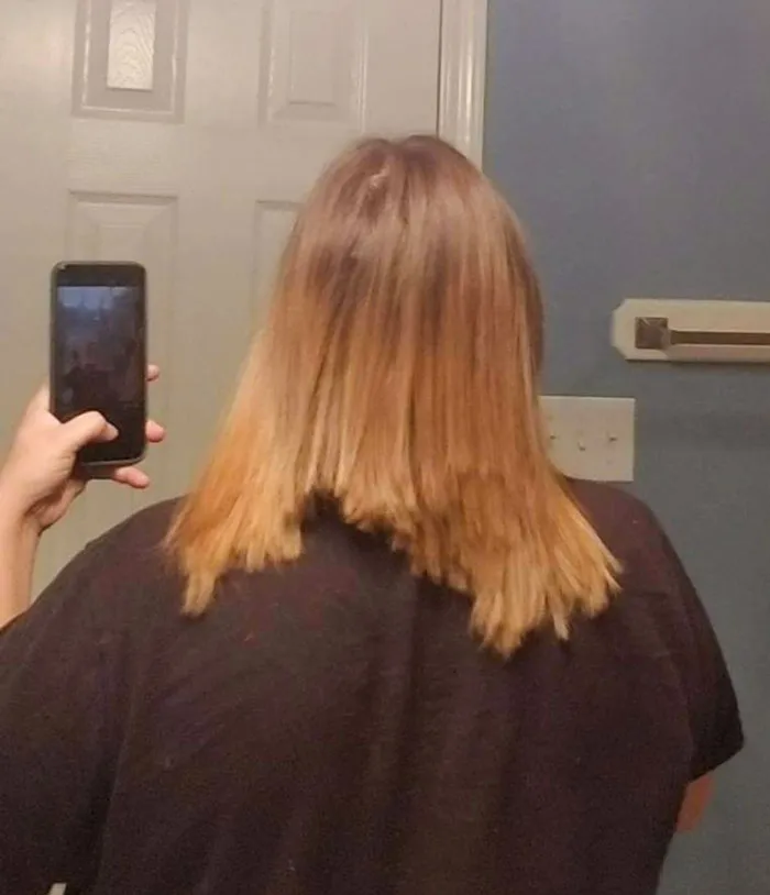 The New "Angled Bob" According To This Ladie's Hair Dresser