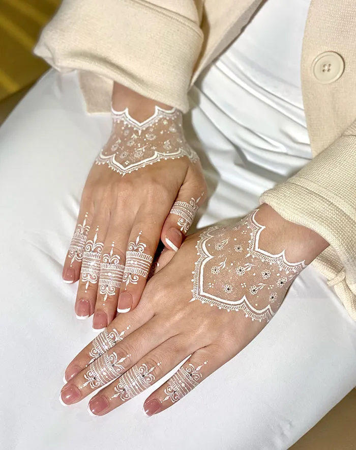 The Beauty of White Henna