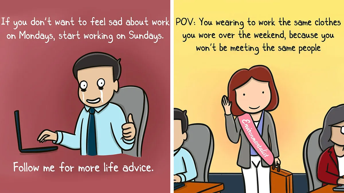 40 Comics Filled With Humor And Relatable Situations By Mokumentary