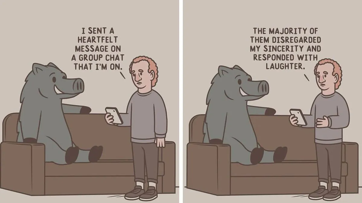 "Soup Or Salad": 30 Quirky And Relatable Comics By Tom Mike Hill