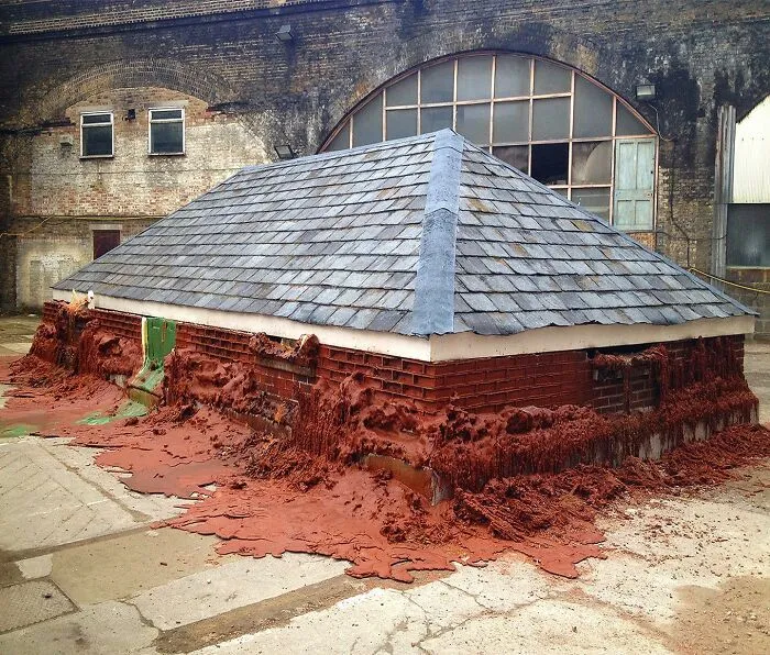 Urban Surrealism Featuring Mind-Bending Buildings By British Sculptor Alex Chinneck (21 New Pics)