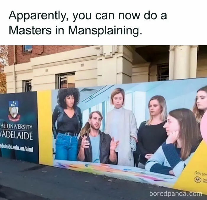 “A Masters in Mansplaining”