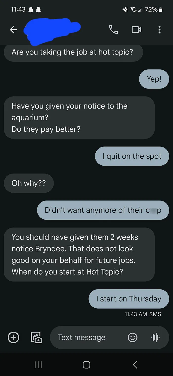 Workers That Took Back Control Share Their Career-Ending Texts (New Pics)