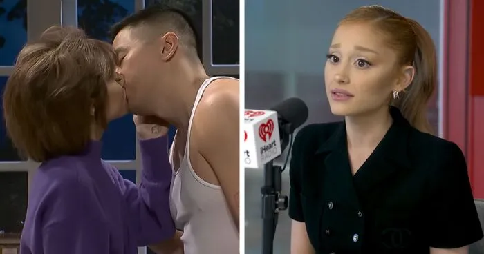 Fans React After Bowen Yang Apologizes To Ariana Grande For SNL Kiss That Left Her “Shaking”