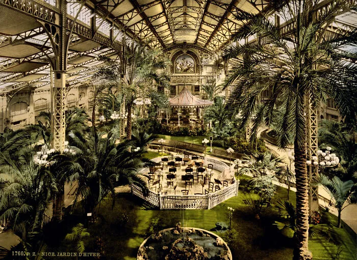 Winter Garden, Nice, France, Ca. 1895