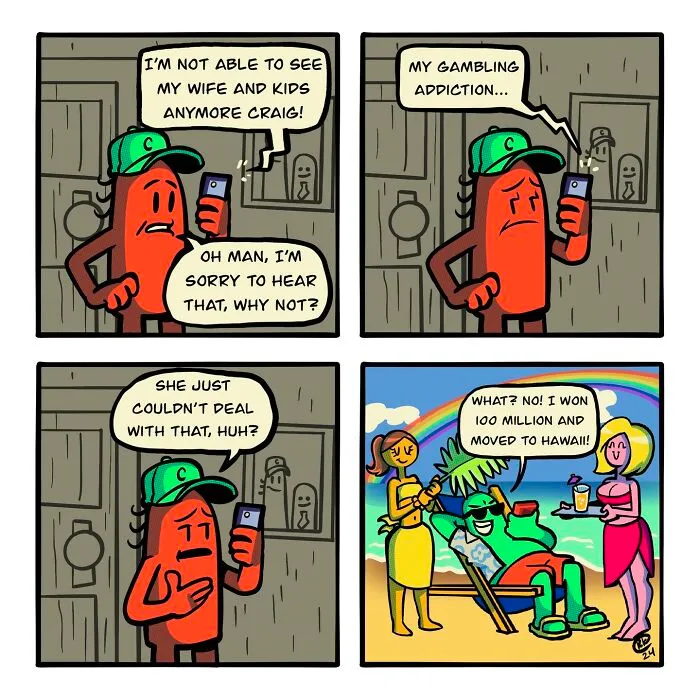 If You Enjoy Dark Humor, You Will Probably Enjoy These 40 Comics By ‘All I See Is Beans’