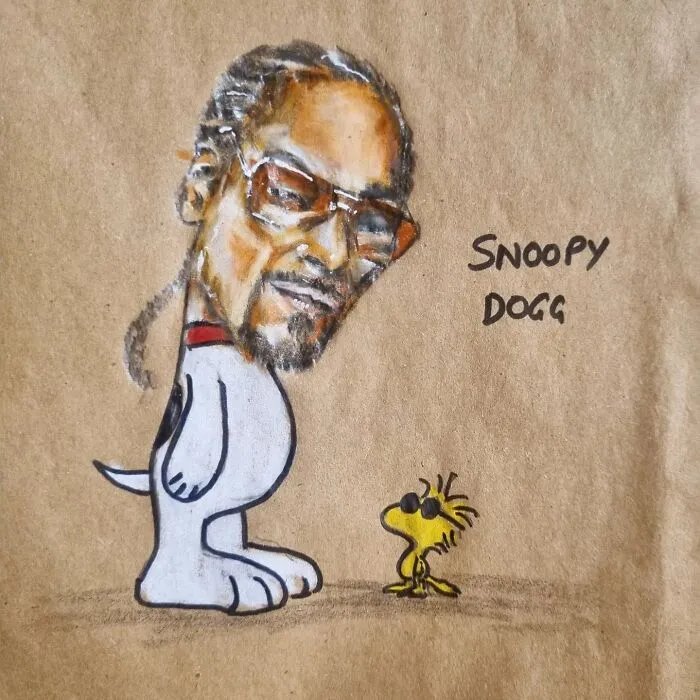 A Rapper On A Lunch Bag?