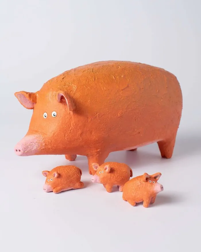 30 Quirky Ceramic Figures By Helen Burgess That Might Make You Smile
