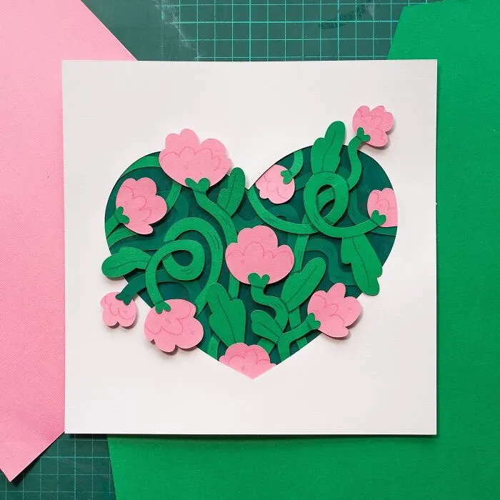 30 Colorful Layered Paper Illustrations By Sarah Capon