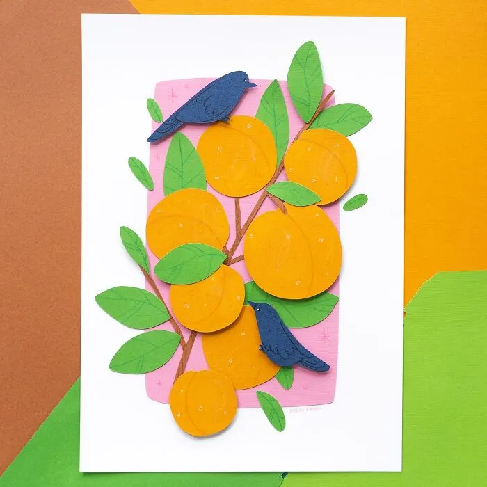 30 Colorful Layered Paper Illustrations By Sarah Capon