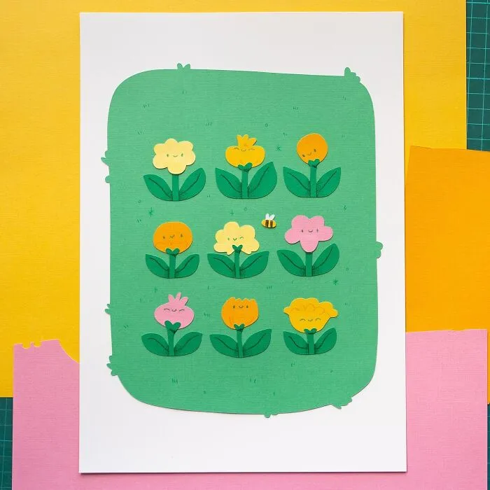 30 Colorful Layered Paper Illustrations By Sarah Capon