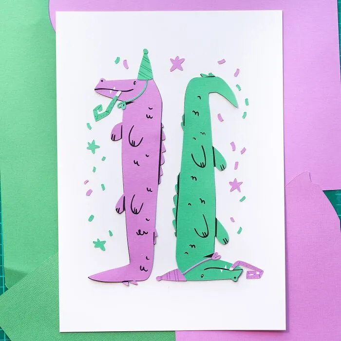 30 Colorful Layered Paper Illustrations By Sarah Capon