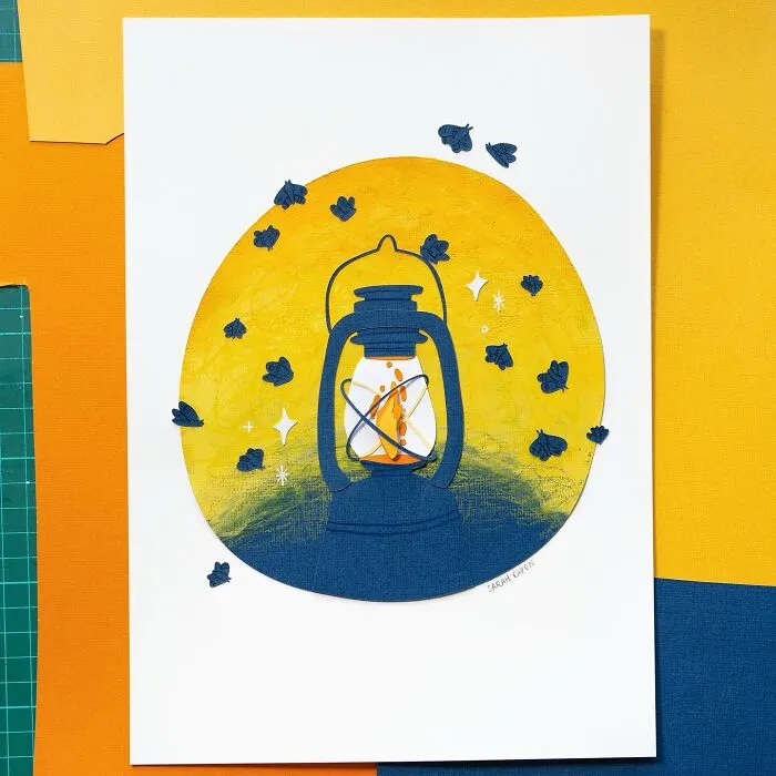 30 Colorful Layered Paper Illustrations By Sarah Capon