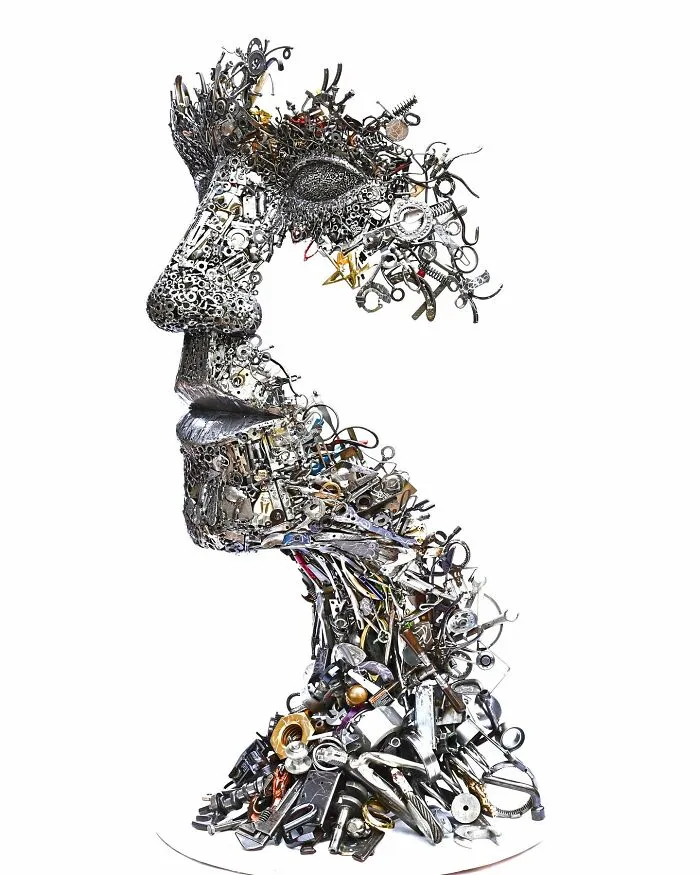 From Scrap To Sculptures: 20 Impressive Works Of Art Made By This Artist (New Pics)