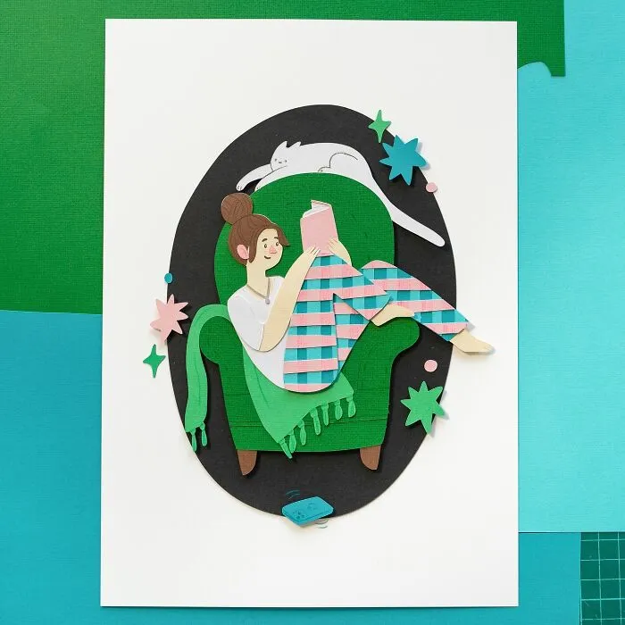 30 Colorful Layered Paper Illustrations By Sarah Capon