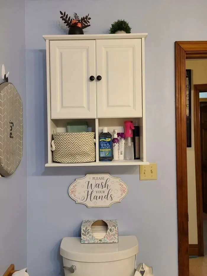 Mount A Defense Against Bathroom Clutter With A <a Style="Display:inline;" Href="Https://Www.amazon.com/Haioou-Bathroom-Medicine-Buffering-Adjustable/Dp/B0bydg48d9?ie=utf8&th=1&linkcode=ll1&tag=bptoucan-20&linkid=a780cd68f14c2c9597cf26456a572783&language=en_us&ref_=as_li_ss_tl" Target="_blank"><span Style="Font: Inherit; Color: #d74b1f;"> Wall Mounted Bathroom Cabinet </Span> That Keeps Essentials Organized And Out Of Sight