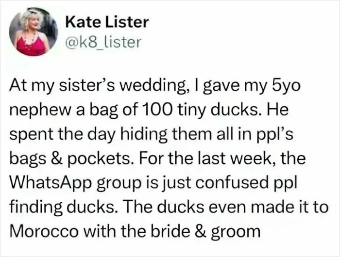 Tiny Child + Tiny Ducks = F**king Chaos