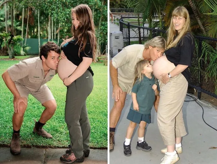 Bindi Irwin Recreating This Wholesome Moment
