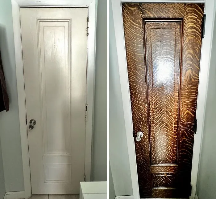 Restored This Old Door To Its Former Glory