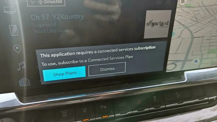My New Truck Requires A $15/Mo Data Plan To Use Features My Previous Model Did For Free (Maps, Basic Voice Commands, Text To Voice Messages)