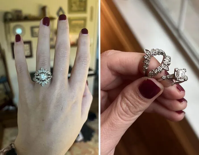 Ring Originally Belonged To My Husbands Great-Great Aunt. His Grandmother Inherited It, Eventually Passing It To My Husband While We Were Dating Saying, “Either Give This To Op Or Give It Back To Me”