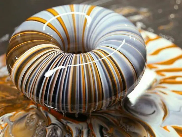 A Mirror Glaze Doughnut
