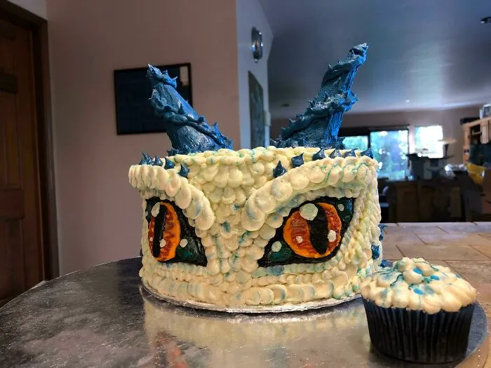 This Cake My Wife Stayed Up All Night Making For Our Son’s Birthday [oc]