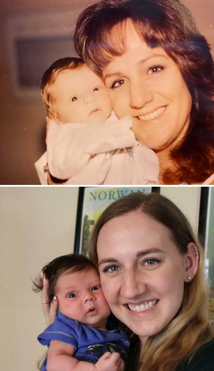 My Mom And I In 1994, My Daughter And I In 2024