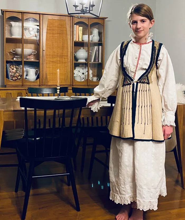 My Daughter Wearing Her Great-Great-Grandmother’s Wedding Dress