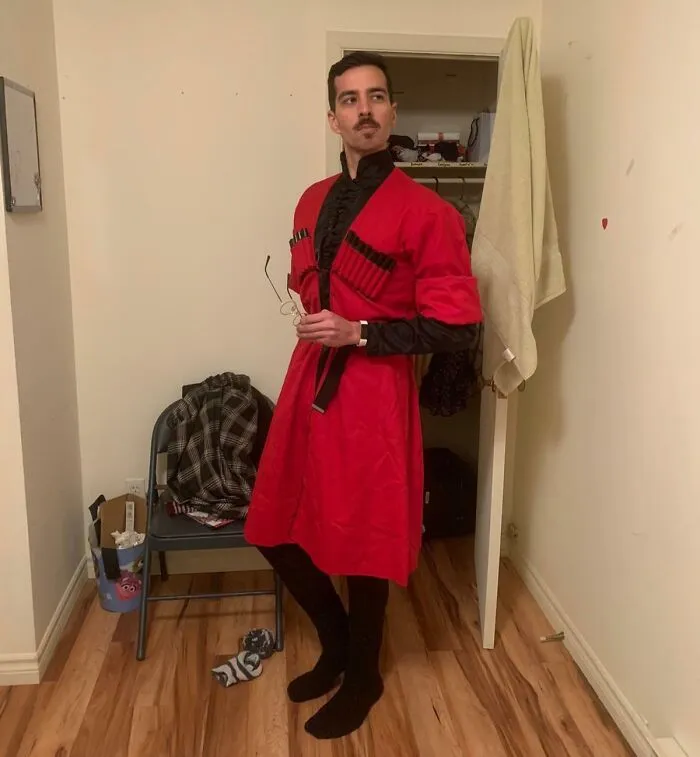 Me In My Father’s Old Circesian Dance Uniform