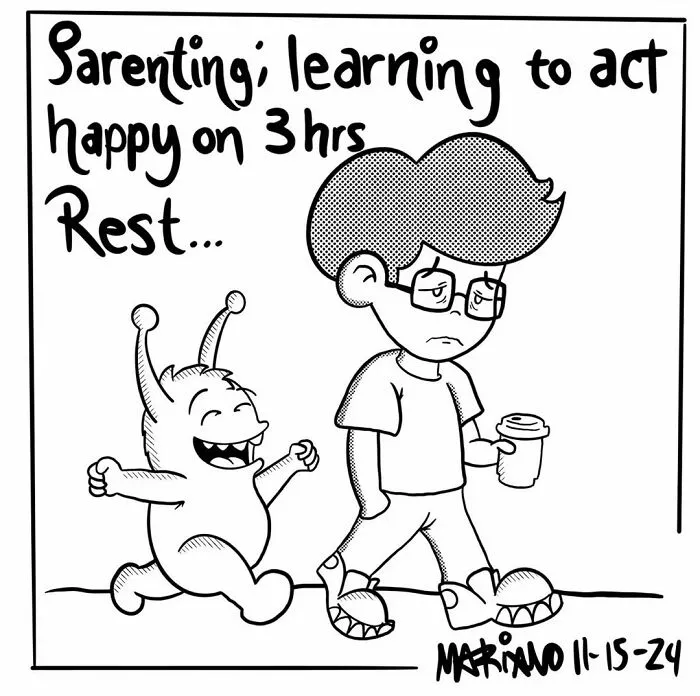 Every Parent’s Everyday Battles Perfectly Illustrated In These Funny One-Panel Comics (25 Pics)