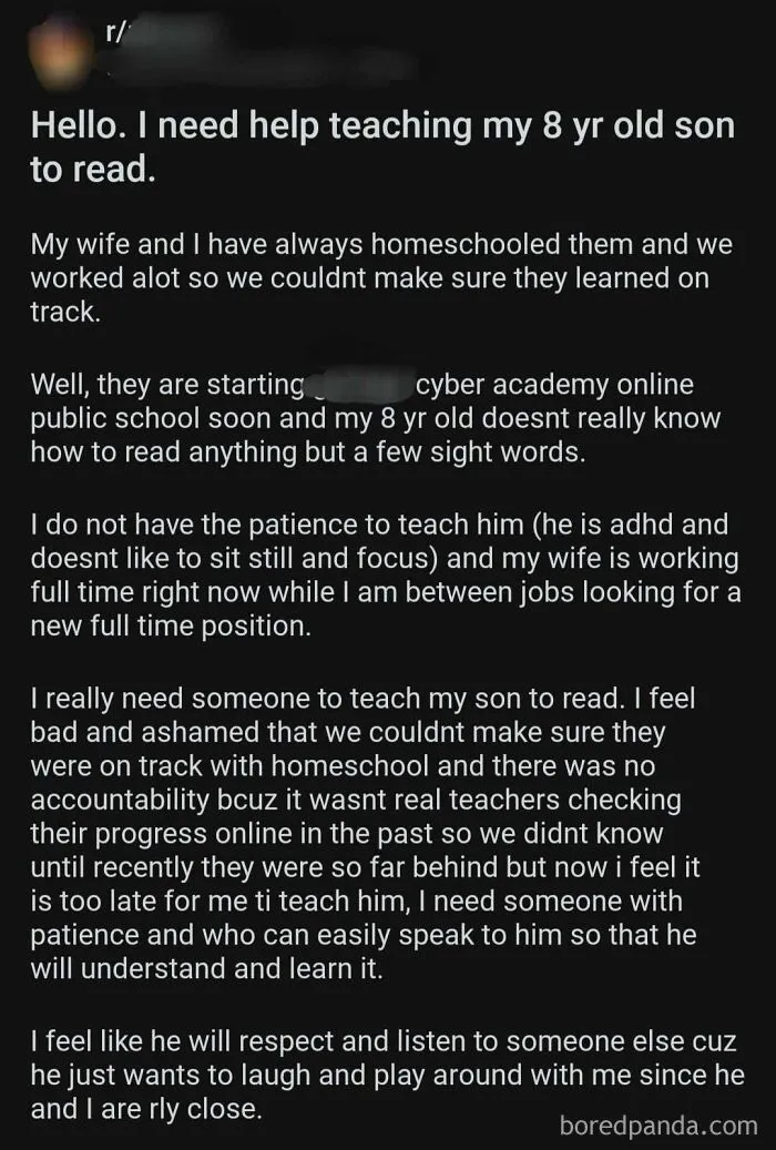 Local Ad For Someone To Fix This Guy's Awful Parenting For Free (And Sorry Ladies, He's Married!)