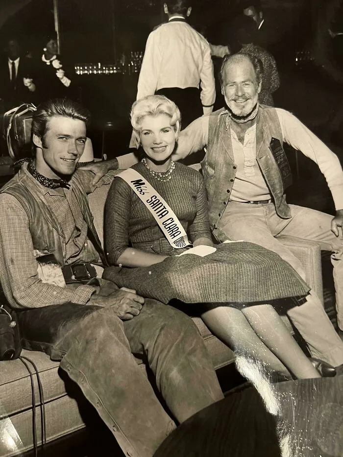 My Grandma As Miss Santa Clara With Clint Eastwood In The 60s