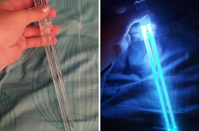 May The Flavor Be With You With <a Style="Display:inline;" Href="Https://Www.amazon.com/Chop-Sabers-Light-Lightsaber-Chopsticks/Dp/B01ca2hoz4?ie=utf8&th=1&linkcode=ll1&tag=bpaxolotl-20&linkid=2a62f08b64464ccc9000699b365a521c&language=en_us&ref_=as_li_ss_tl" Target="_blank"><span Style="Font: Inherit; Color: #d74b1f;"> Light Saber Chopsticks</Span>! These Epic Utensils Are Perfect For Adding A Dash Of Intergalactic Fun To Mealtime - And Who Doesn't Want To Channel Their Inner Jedi While Eating Noodles?