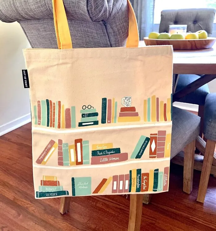 Give Your Favorite Teacher A Bag That's "Book-Marked" For Greatness With This Adorable <a Style="Display:inline;" Href="Https://Www.amazon.com/Out-Print-Library-Card-Market/Dp/B07cpdmpgs?ie=utf8&linkcode=ll1&tag=bpcoyote-20&linkid=79bb79c40f788e52b53eb131971bff48&language=en_us&ref_=as_li_ss_tl" Target="_blank"><span Style="Font: Inherit; Color: #d74b1f;"> Library Tote Bag</Span>! It's The Perfect Way To Carry All Their Book-Filled Goodies In Style And Make A Statement About Their Love Of Reading