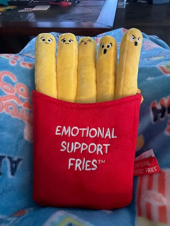Frites For The Soul! This <a Style="Display:inline;" Href="Https://Www.amazon.com/What-Do-You-Meme-Esf504/Dp/B09t5wmhd4?ie=utf8&th=1&linkcode=ll1&tag=bpbison-20&linkid=b217ccd51078d8e49e0b0288f65e47d4&language=en_us&ref_=as_li_ss_tl" Target="_blank"><span Style="Font: Inherit; Color: #d74b1f;"> Emotional Support Fries</Span> Stocking Stuffer Is The Perfect Pick-Me-Up To Brighten Anyone's Day